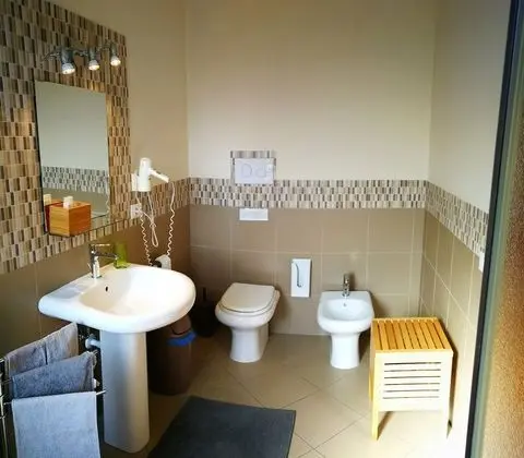 Tek Büyük veya İki Ayrı Yataklı Oda, Banyolu/Duşlu, Şehir Manzaralı (Arianna)