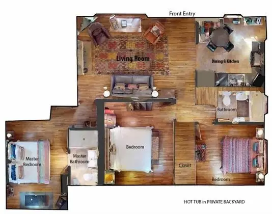 Ev (Casa Contenta - Charming East Side Fa)