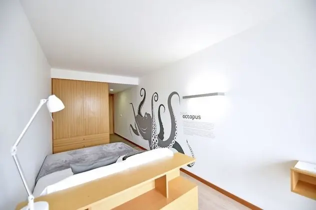 Tek Büyük Yataklı Oda, 1 Çift Kişilik Yatak, Özel Banyo, Deniz Manzaralı (Octopus)