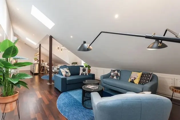 Design Çatı Katı (Loft), 2 Yatak Odası, 2 Banyolu, Şehir Manzaralı