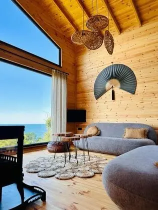 Bungalow, Deniz Manzaralı, Şömineli