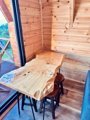 Üçgen Bungalow, Deniz Manzaralı, Şömineli