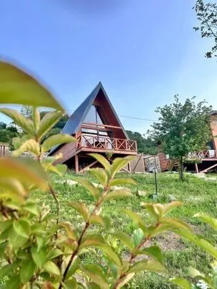 Üçgen Bungalow, Deniz Manzaralı, Şömineli