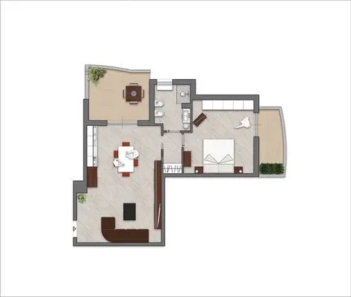 Luxury Apart Daire, 1 Yatak Odası