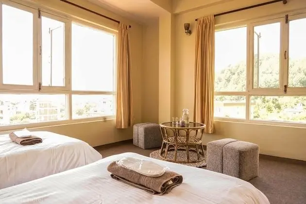 Standard İki Ayrı Yataklı Oda, Birden Çok Yatak, Ortak Banyo, Park Manzaralı