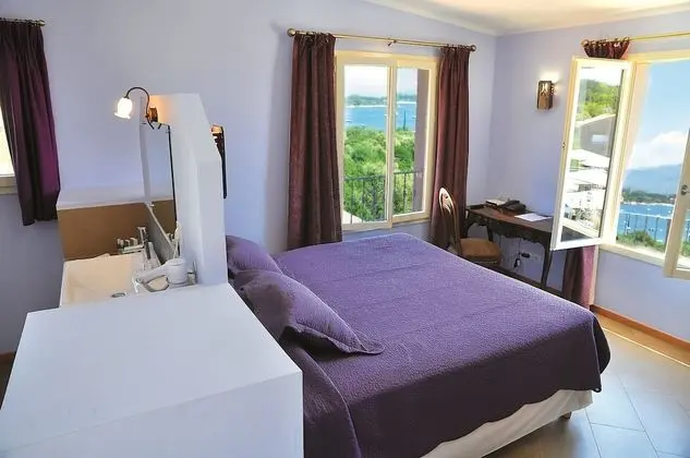 Chambre Deluxe double ou avec lits jumeaux, vue mer & Entree Privee