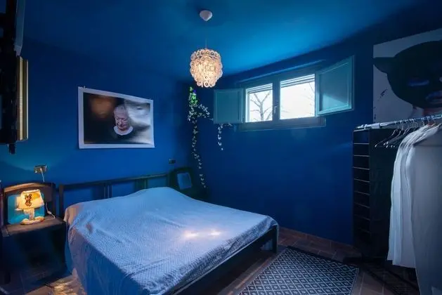 Tek Büyük Yataklı Oda, Ortak Banyo, Zemin Kat (Blu)