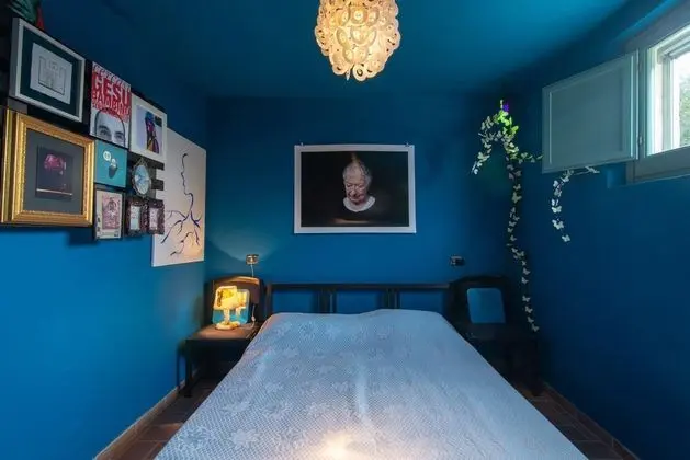 Tek Büyük Yataklı Oda, Ortak Banyo, Zemin Kat (Blu)