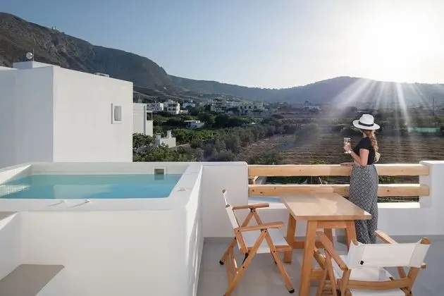 Honeymoon Süit, Sıcak Su Havuzu, Deniz Manzaralı