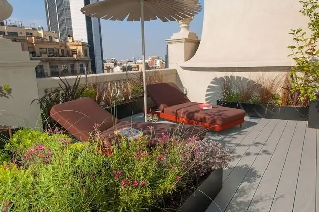 Panoramic Çatı Katı Süiti (Penthouse), Teras, Şehir Manzaralı