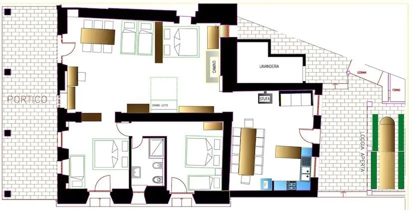 Family Apart Daire, 2 Yatak Odası, Engellilere Uygun, Bağlantılı Odalar