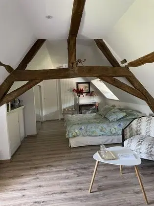 Superior Tek Büyük Yataklı Oda, Banyolu/Duşlu, Bahçe Manzaralı (Chambre Thelma)