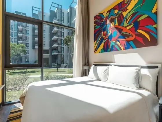 2 Bedroom Loft  (a double bed in first bedroom, a single bed in second bedroom)