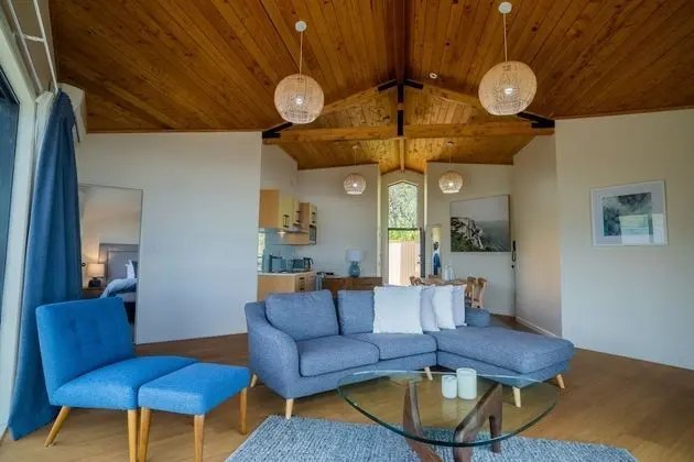 Deluxe Dağ Evi, 2 Yatak Odası, Küçük Mutfak, Okyanus Manzaralı (Chalet)