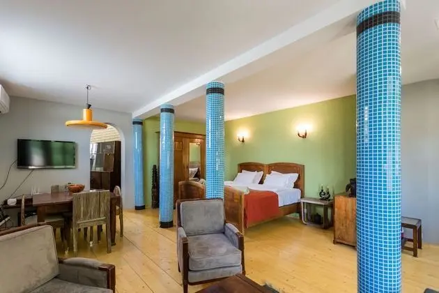 Design Stüdyo Süit, 1 En Büyük (King) Boy Yatak ve Çekyat, Balkon, Şehir Manzaralı