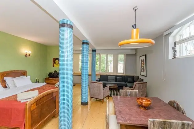 Design Stüdyo Süit, 1 En Büyük (King) Boy Yatak ve Çekyat, Balkon, Şehir Manzaralı
