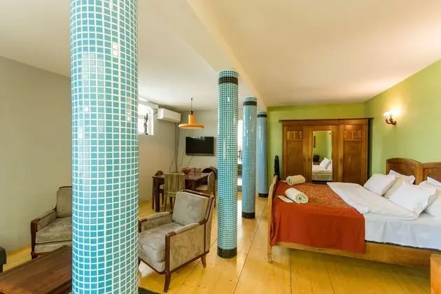 Design Stüdyo Süit, 1 En Büyük (King) Boy Yatak ve Çekyat, Balkon, Şehir Manzaralı