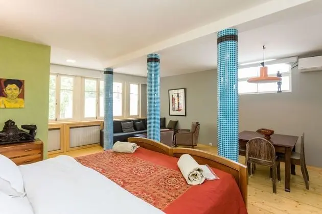 Design Stüdyo Süit, 1 En Büyük (King) Boy Yatak ve Çekyat, Balkon, Şehir Manzaralı