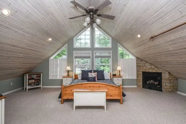 Ev, Birden Çok Yatak, Şömine, Dağ Manzaralı