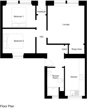 Standard Kır Evi, 2 Yatak Odası
