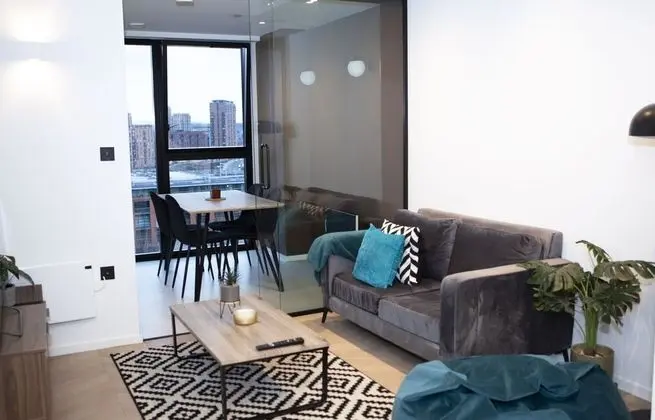 Executive Apart Daire, Banyolu/Duşlu, Şehir Manzaralı (Castlefield)