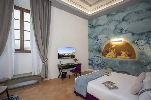 Tek Büyük Yataklı Oda (Palazzo D'Anghiari)