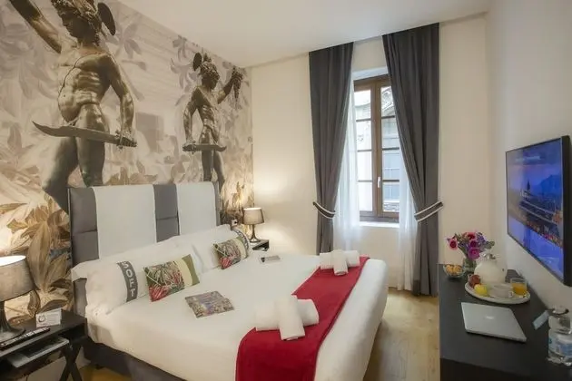 Tek Büyük Yataklı Oda (Palazzo D'Anghiari)