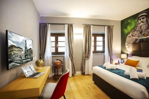 Tek Büyük Yataklı Oda (Palazzo D'Anghiari)