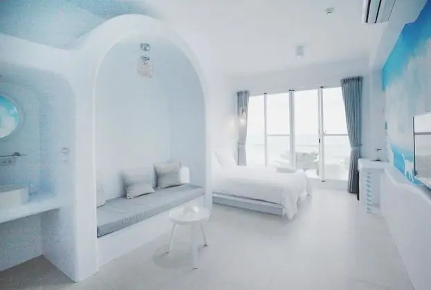 Deluxe Tek Büyük Yataklı Oda, Balkon, Okyanus Manzaralı