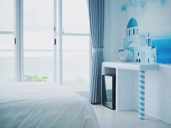 Deluxe Tek Büyük Yataklı Oda, Balkon, Okyanus Manzaralı