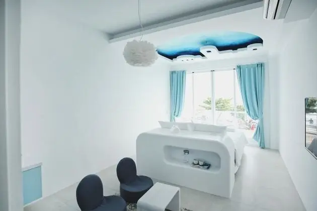 Deluxe Tek Büyük Yataklı Oda, Balkon, Okyanus Manzaralı