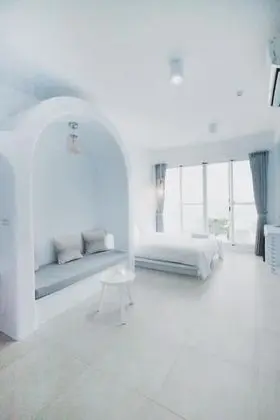 Deluxe Tek Büyük Yataklı Oda, Balkon, Okyanus Manzaralı