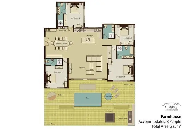 Villa, 4 Yatak Odası