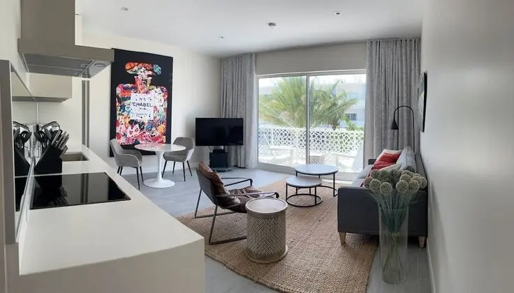 Luxury Apart Daire, 1 En Büyük (King) Boy Yatak ve Çekyat, Mutfak, Avlu Manzaralı