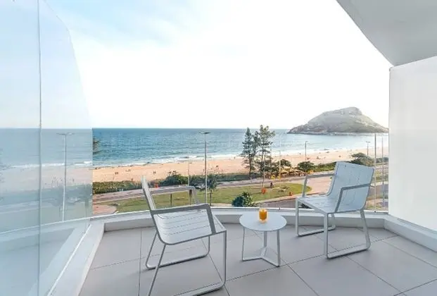 Quarto casal luxo com varanda, Vista para o mar