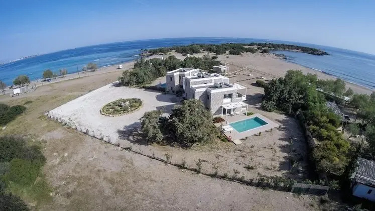 Luxury Villa, 1 Yatak Odası, Kişiye Özel Havuzlu, Plaj Kenarı (Ammos)