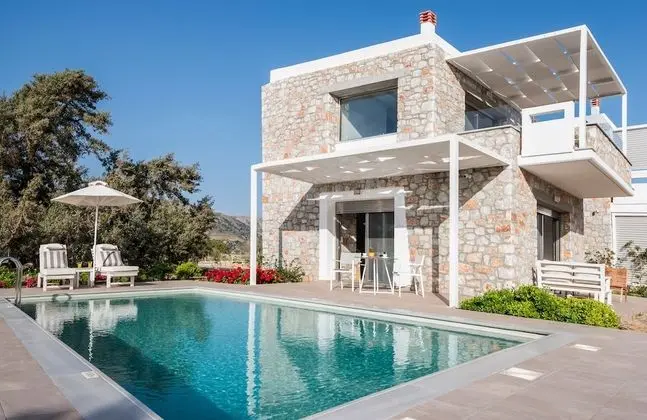 Luxury Villa, 1 Yatak Odası, Kişiye Özel Havuzlu, Plaj Kenarı (Ammos)