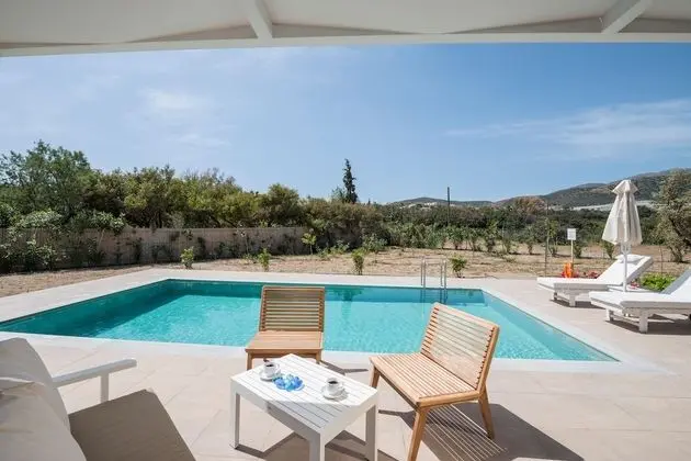 Luxury Villa, 1 Yatak Odası, Kişiye Özel Havuzlu, Plaj Kenarı (Ammos)