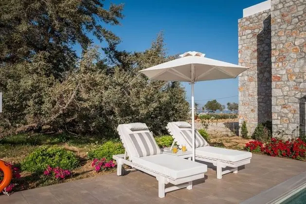 Luxury Villa, 1 Yatak Odası, Kişiye Özel Havuzlu, Plaj Kenarı (Ammos)