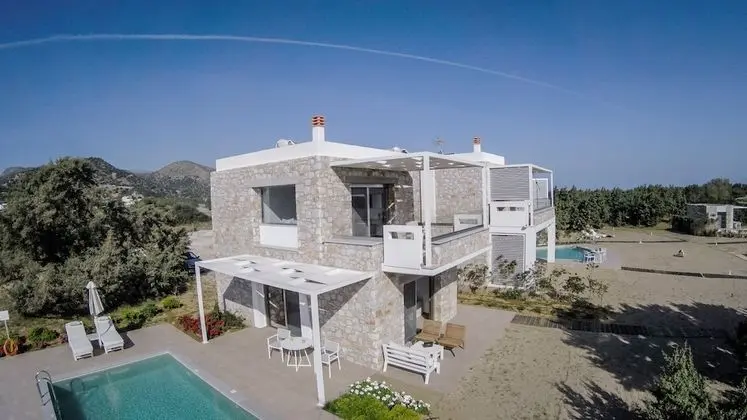 Luxury Villa, 1 Yatak Odası, Kişiye Özel Havuzlu, Plaj Kenarı (Ammos)