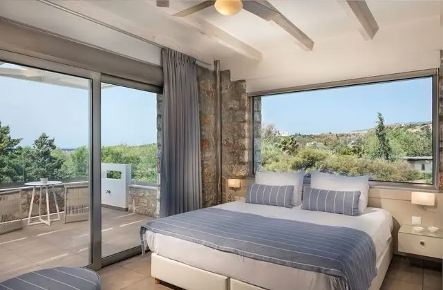 Luxury Villa, 1 Yatak Odası, Kişiye Özel Havuzlu, Plaj Kenarı (Ammos)
