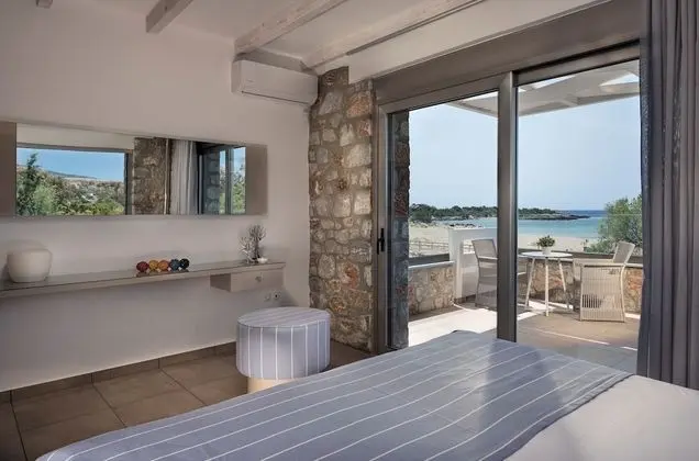 Luxury Villa, 1 Yatak Odası, Kişiye Özel Havuzlu, Plaj Kenarı (Ammos)