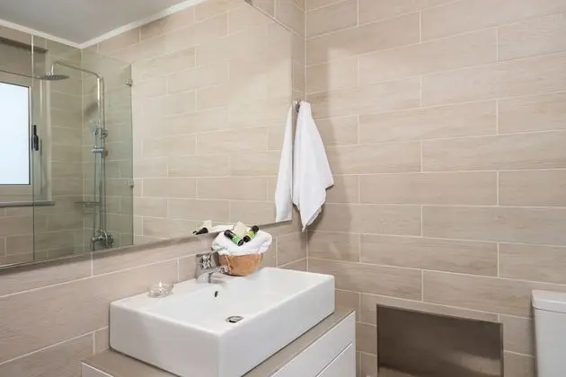 Luxury Villa, 1 Yatak Odası, Kişiye Özel Havuzlu, Plaj Kenarı (Ammos)