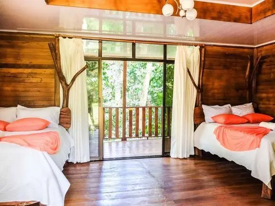 Deluxe Kulübe, 2 Çift Kişilik Yatak, Nehir Manzaralı