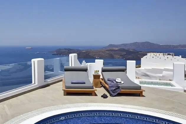 Villa, Birden Çok Yatak, Deniz Manzaralı (Ianthi - Private Heated Pool)