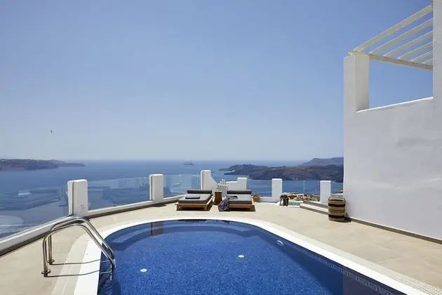 Villa, Birden Çok Yatak, Deniz Manzaralı (Ianthi - Private Heated Pool)