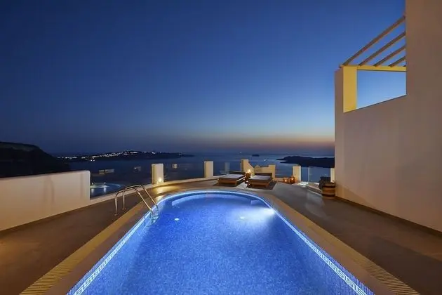 Villa, Birden Çok Yatak, Deniz Manzaralı (Ianthi - Private Heated Pool)