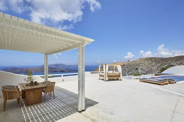 Honeymoon Villa, 1 Büyük (Queen) Boy Yatak, Deniz Manzaralı (Private Heated Pool)