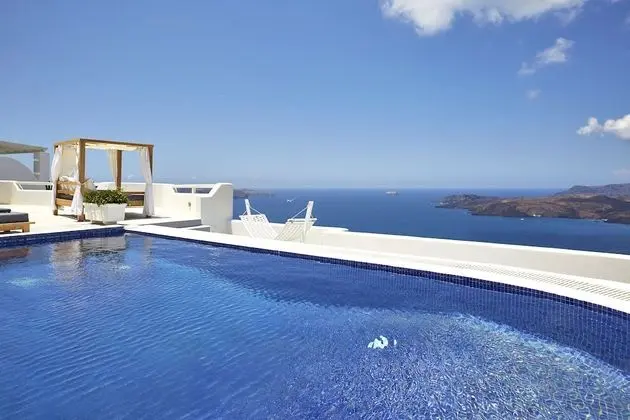 Honeymoon Villa, 1 Büyük (Queen) Boy Yatak, Deniz Manzaralı (Private Heated Pool)