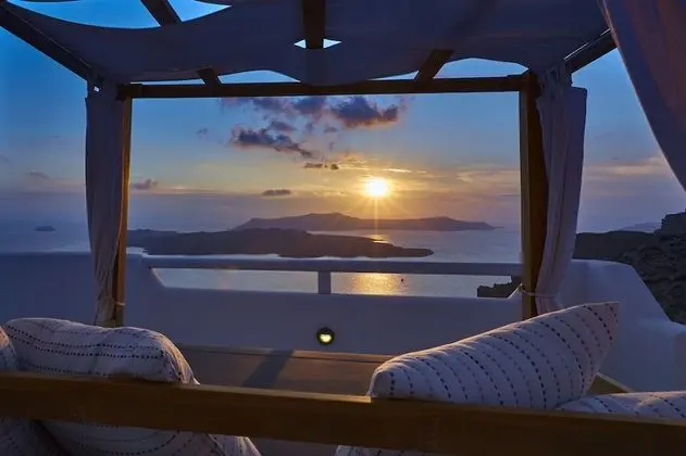 Honeymoon Villa, 1 Büyük (Queen) Boy Yatak, Deniz Manzaralı (Private Heated Pool)